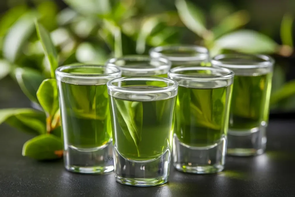 Do green tea shots get you drunk?