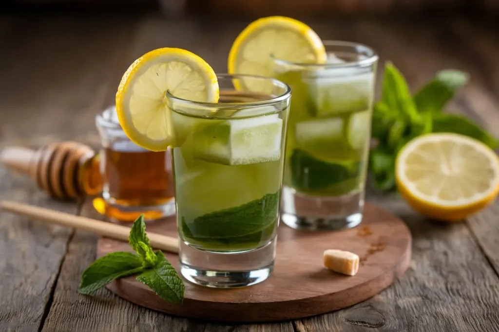 green tea shot recipe