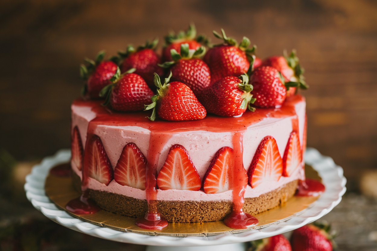 strawberry cake recipe